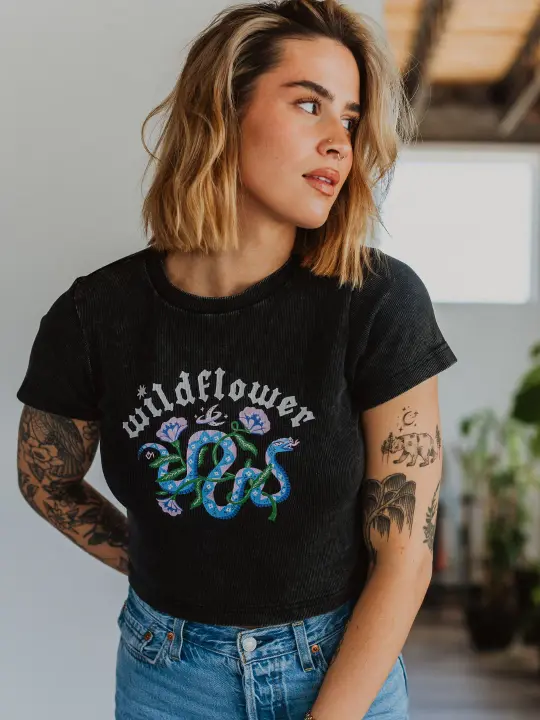 Wildflower Baby Tee