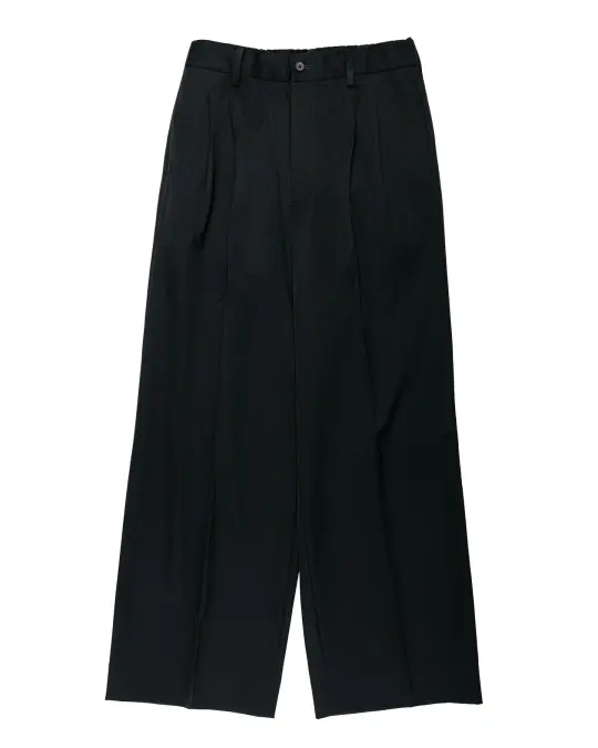 ssstein Easy Long Wide Trousers Black