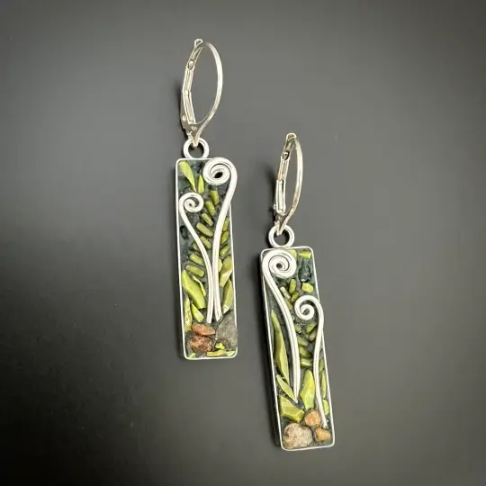 Fiddlehead Fern Earrings
