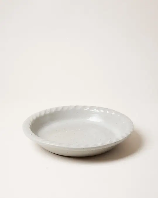 Agrarian Pie Dish - Stone