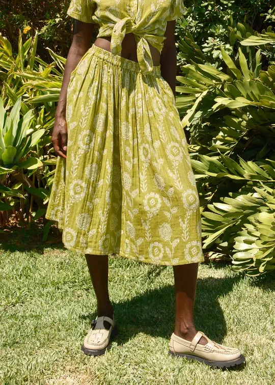 riri skirt | summer 26 | aloe
