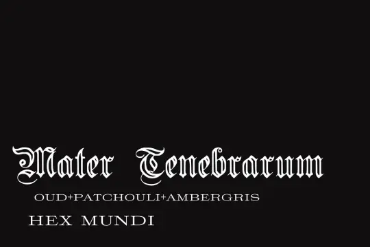 Mater Tenebrarum Room & Linen Spray ~ 3 Mothers Collection