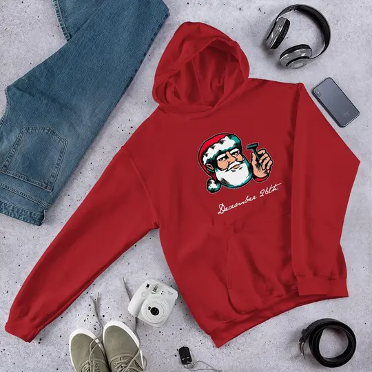 Santa Shaves Unisex Hoodie