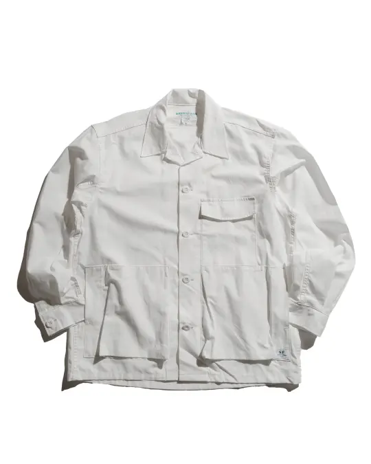 Sassafras Digs Crew Half Army Ripstop Off White