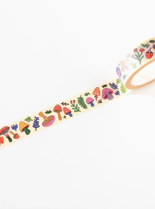 Mushroom Pattern Washi Tape