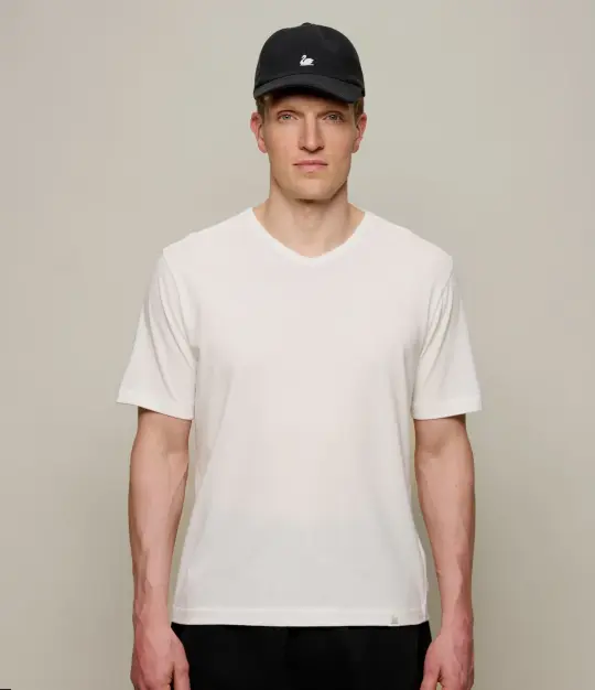 Soft Pima Cotton V-Neck T-Shirt