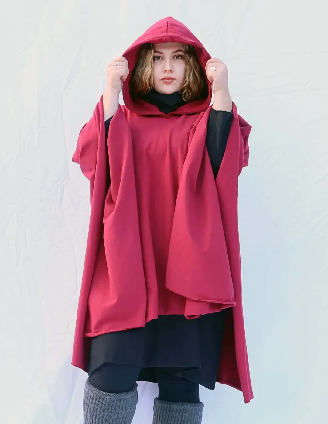 Beach Bum Hoodie Short Cape