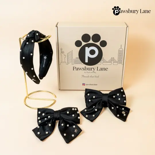Sugar and Pearls - Jet -  Bundle & Save with Pet Sailor Bow