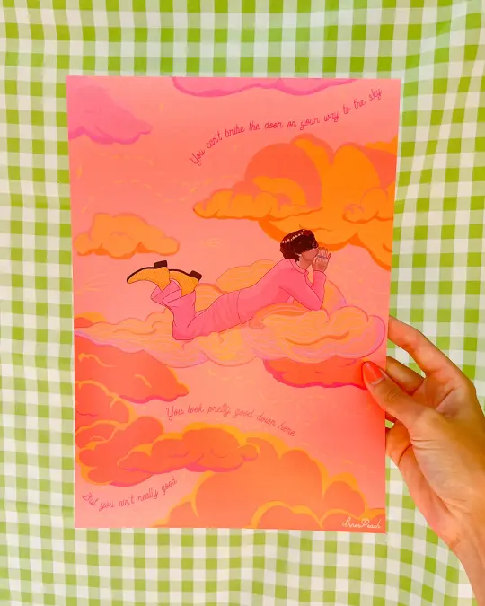 Harry in the Clouds Print