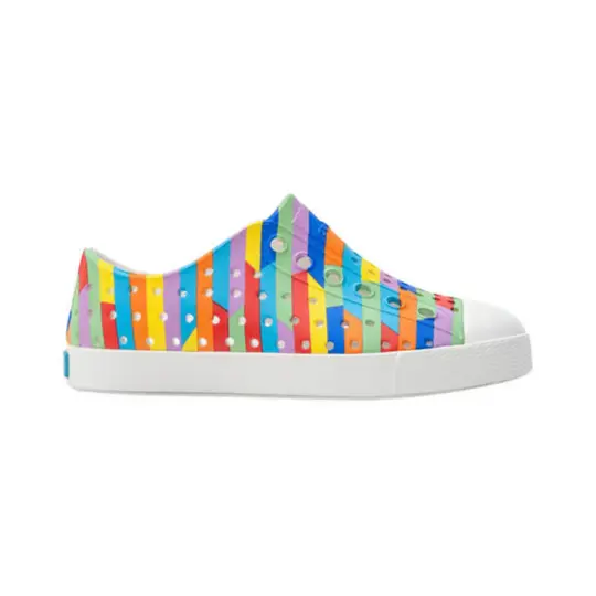 Jefferson Sugarlite Child Shell White / Rainbow Multi Stripes 2