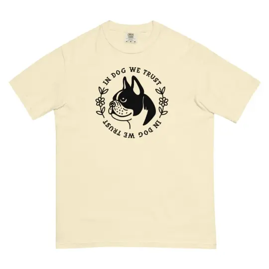 In dog we trust t-shirt