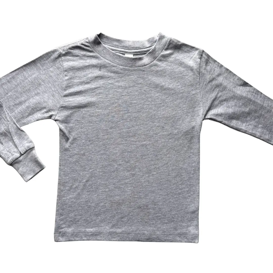 TODDLER 2T Gray Long Sleeve T Shirt