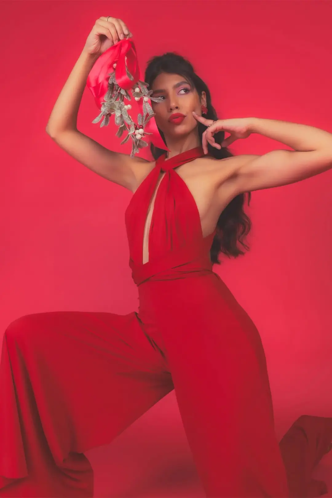 Sleek Pepper Infinity Jumpsuit