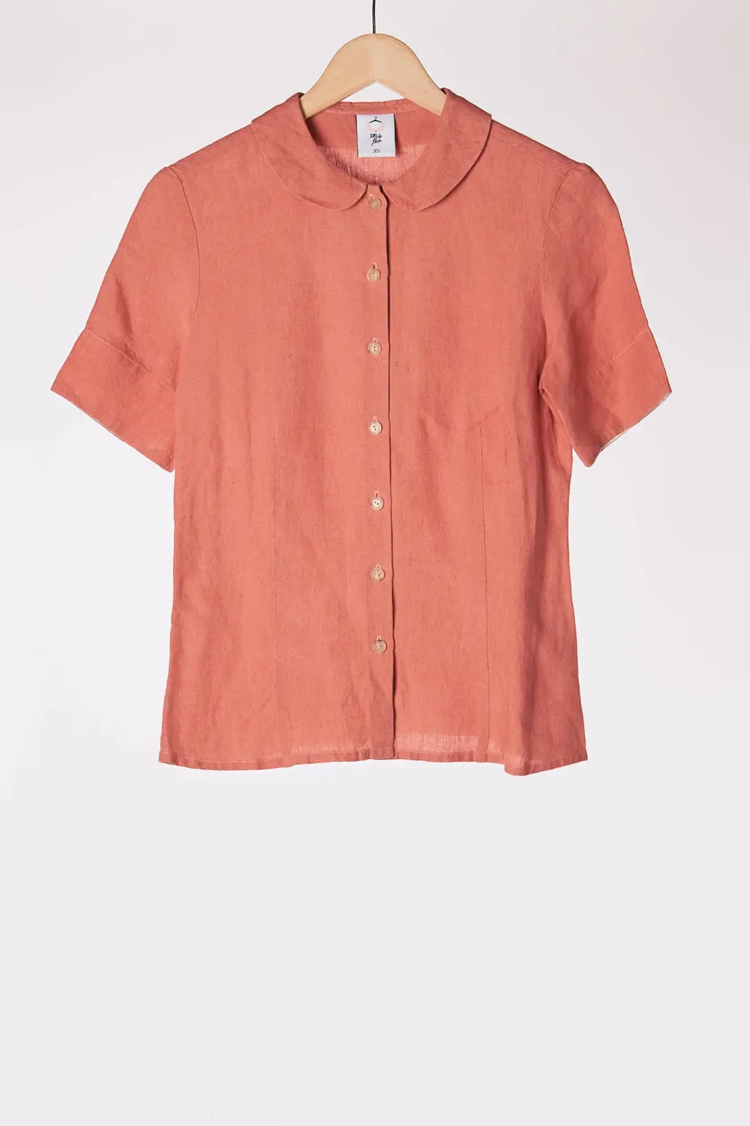 Classic Shirt, Short Sleeve, Vintage Pink