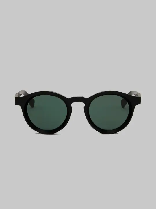 3sixteen P3 Round ⁠SP⁠-⁠01 Sunglasses Black/Green