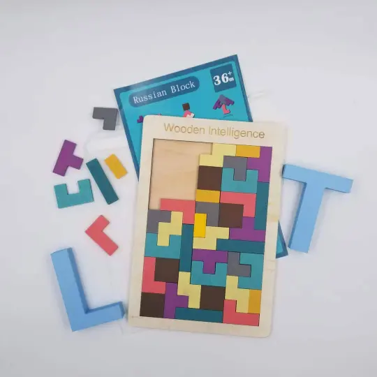 Wooden Puzzle Block