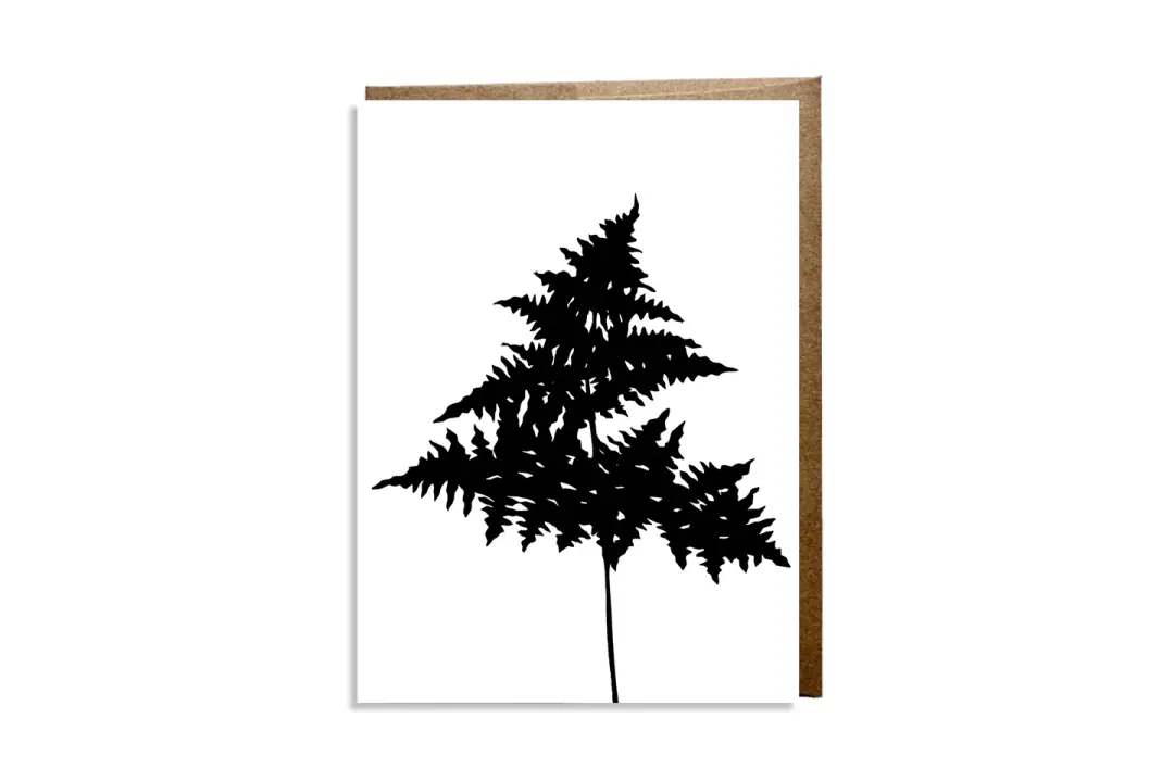 "Bracken Fern" card