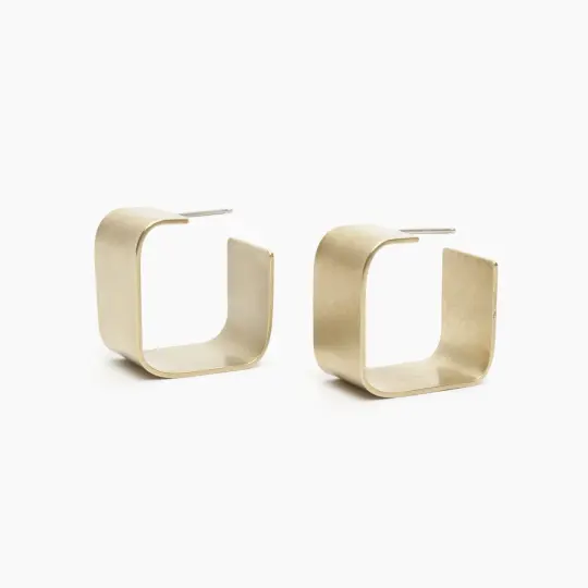Wide Square Hoops