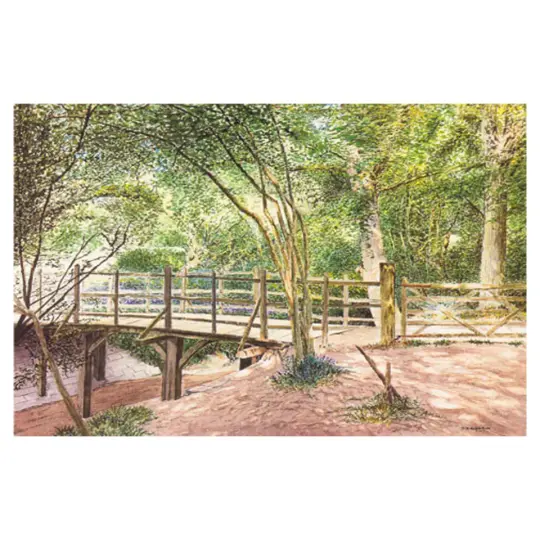 Poohsticks Bridge Print