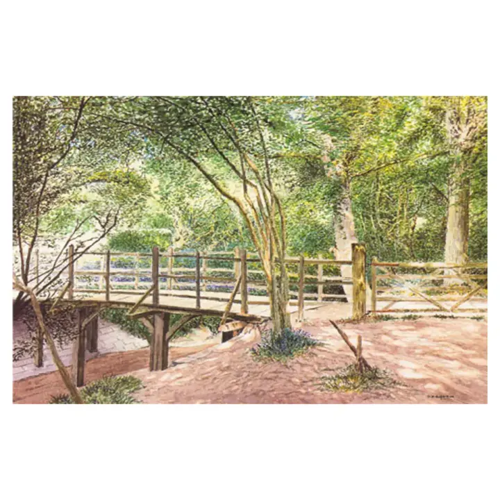 Poohsticks Bridge Print