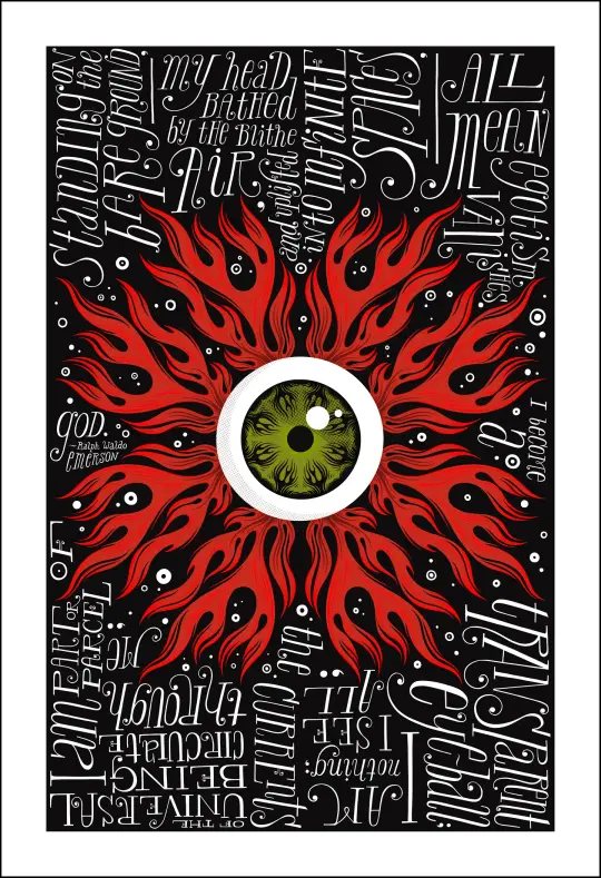 Emerson's Eyeball Print
