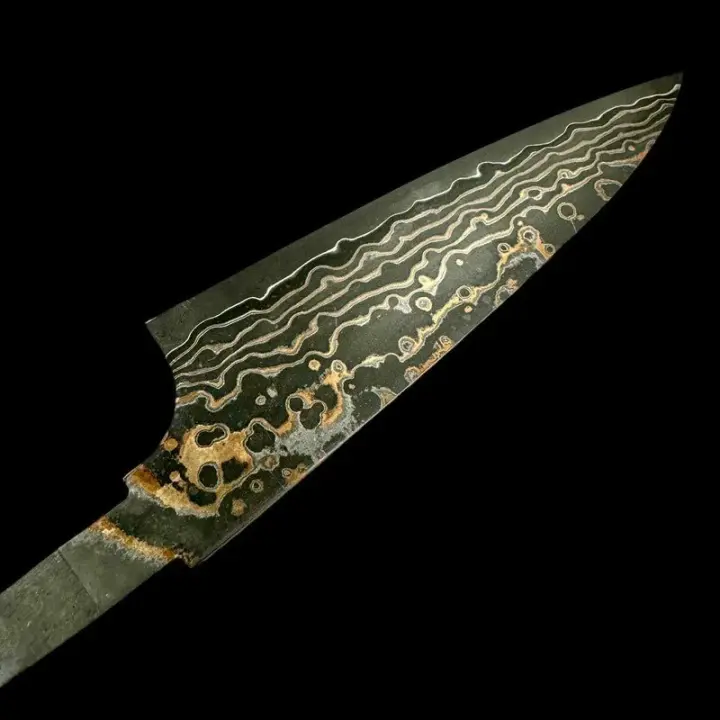 Takeshi Saji VG-10 Gold Damascus Petty 90mm No Handle