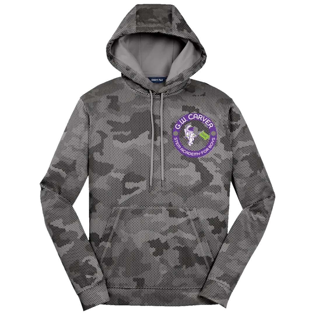 GWC STEM Academy Embroidered ST240 Adult Sport-Tek CamoHex Fleece Hoodie