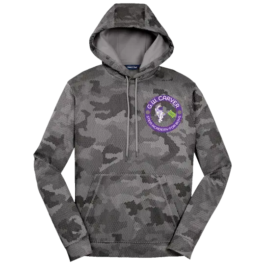 GWC STEM Academy Embroidered ST240 Adult Sport-Tek CamoHex Fleece Hoodie