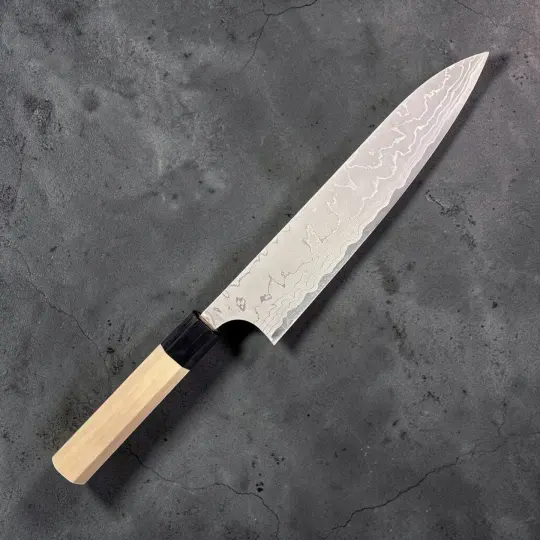 Masakage Shimo White #2 Damascus Gyuto 210mm