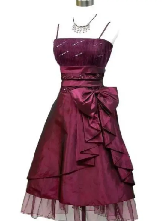 Charming Purple Beaded Prom Dress ,A-Line Spaghetti Straps Bodycon Maxi Evening Dress RS1122