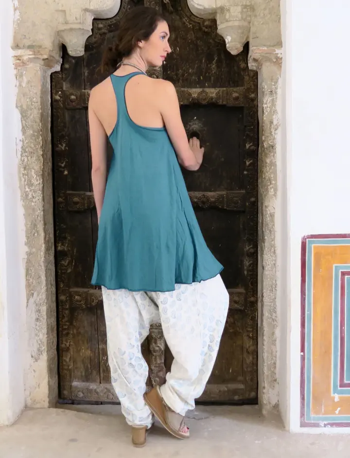 Racerback Built In Bra Tank Wanderer Tunic