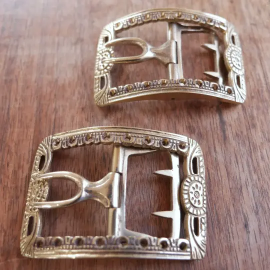Men's Fancy Shoe Buckles - Pierced