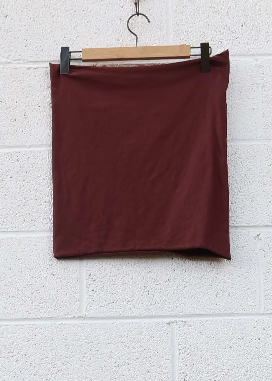 SALE - Tube Top / 3XL / Cacao / Stretch Organic Cotton (110)
