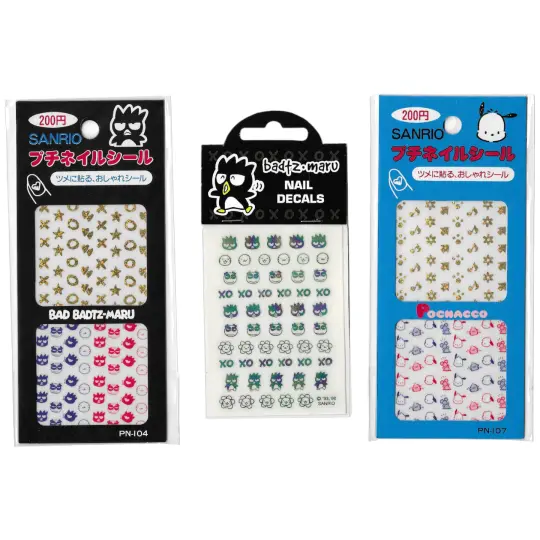 badtz maru nail decals