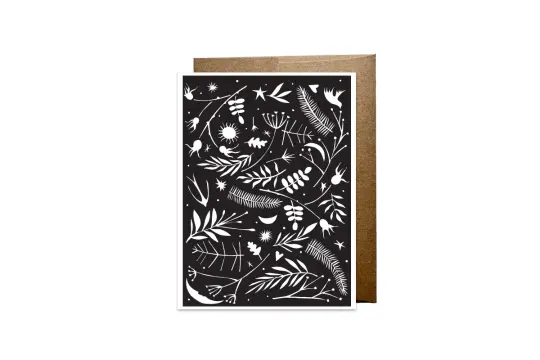 "Winter Solstice Pattern" card
