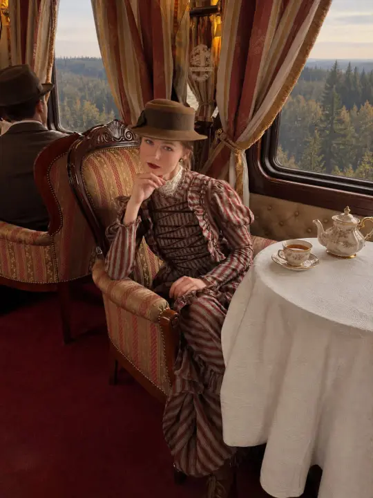 Elizabeth 15 | Victorian Linen Dress