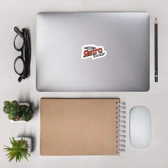 Astro Traveler Vinyl Bubble-free stickers | Available in 3 Sizes