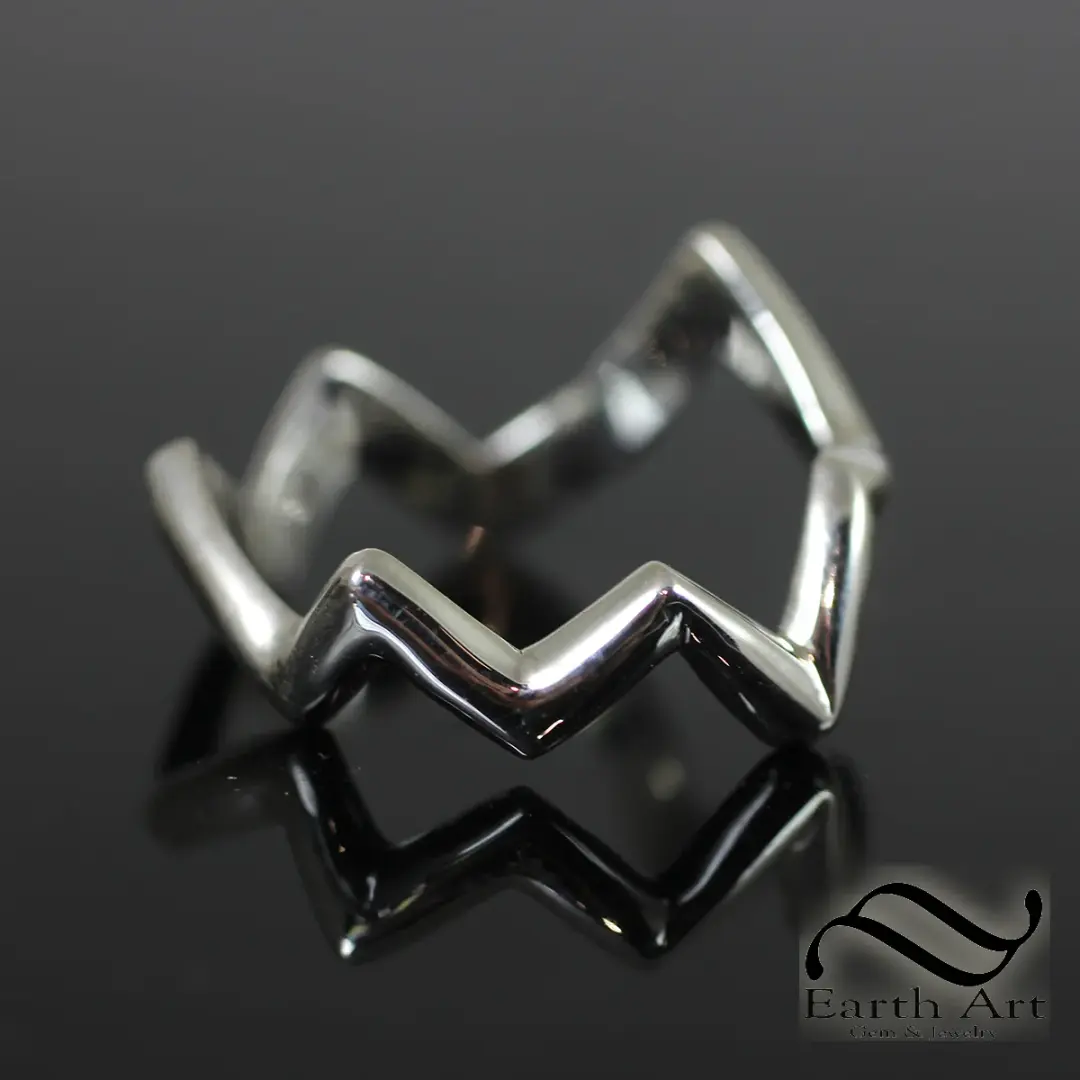 Simple ZigZag Ring - Sterling or Gold