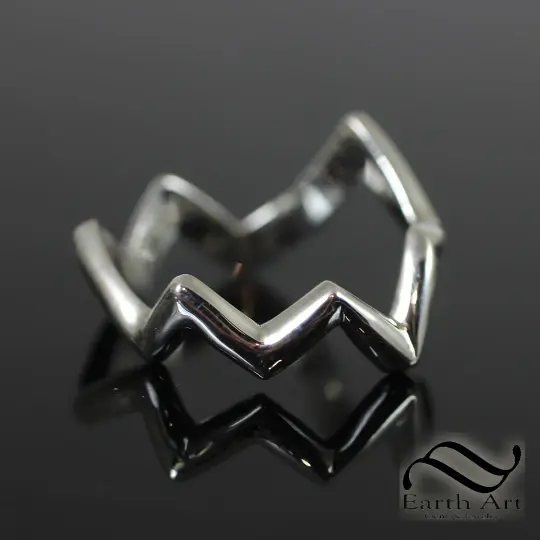 Simple ZigZag Ring - Sterling or Gold