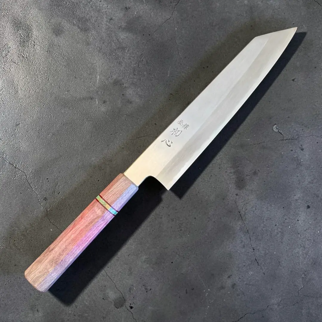 Hatsukokoro Nakagawa Blue #1 Migaki Kiritsuke Gyuto 225mm