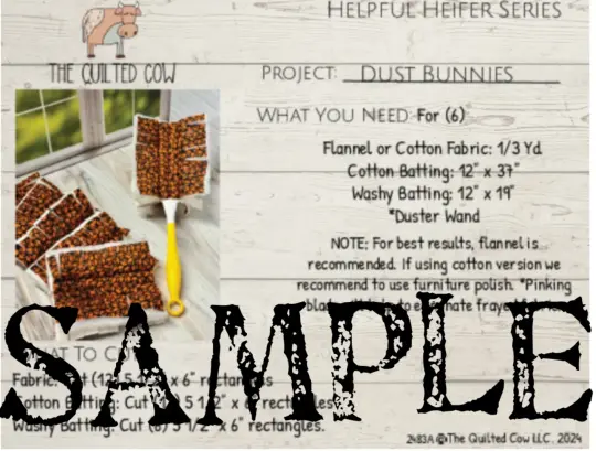 Helpful Heifer Dust Bunnies