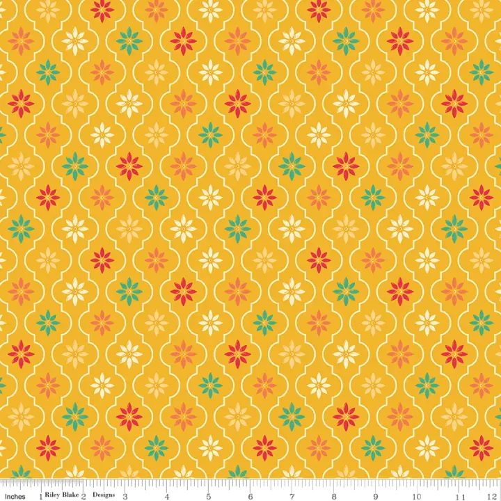 Saffron Moroccan Tile from Autumn Afternoon