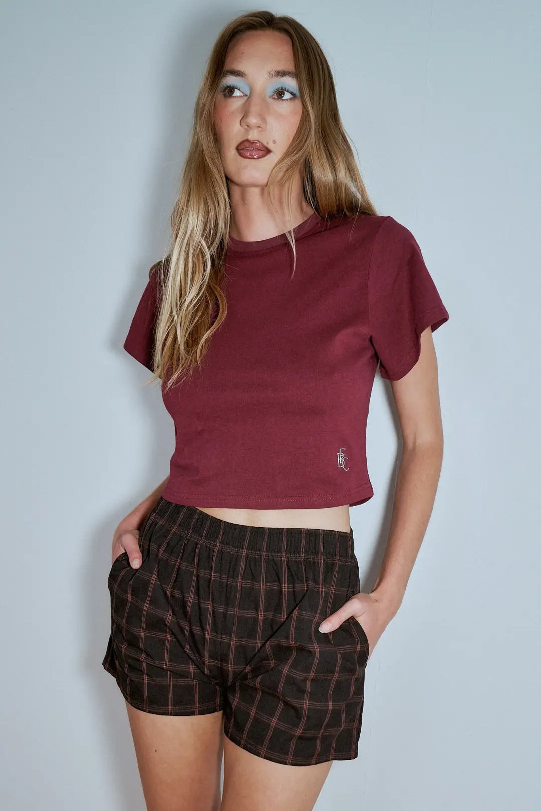 Matilda's Brother Cotton Tommy Tee Burgundy