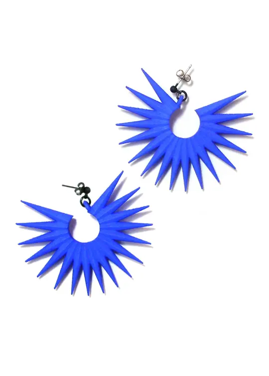 Transpire Earrings in Blue