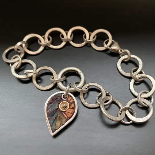 Leaf Charm Bracelet