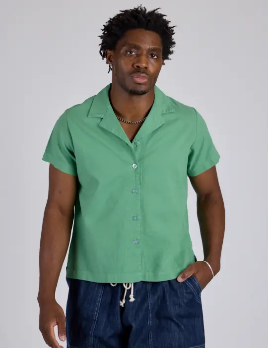 Pantry Button-Up - Seafoam Green *FINAL SALE*