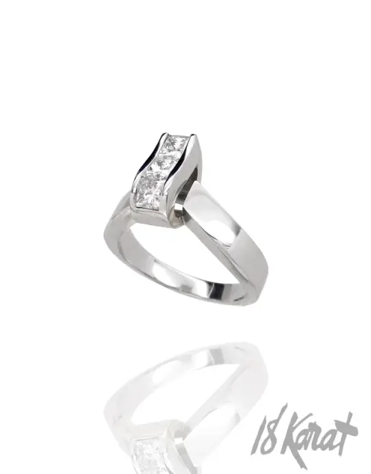 Ripple Engagement Ring