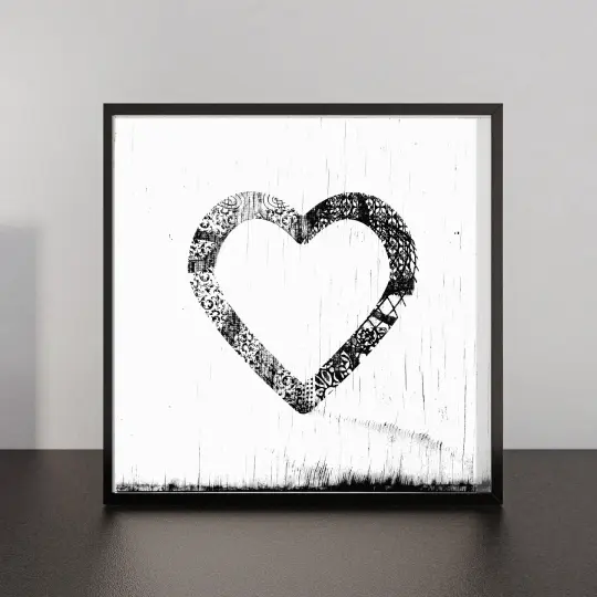 Ornamental Heart Art Prints