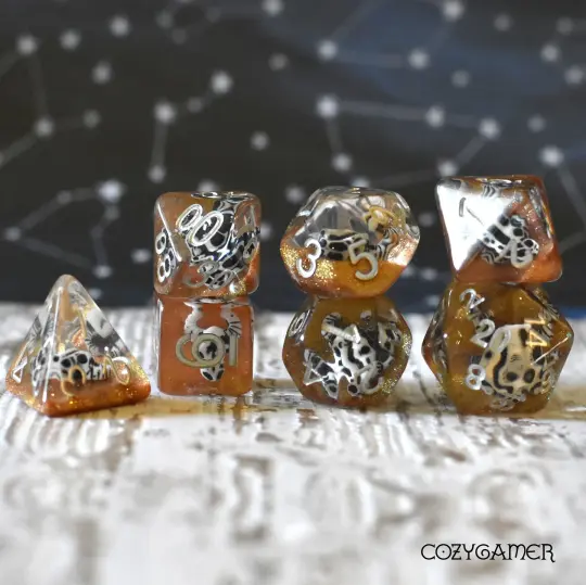 Desert Bull Dice Set. Western Style Dice