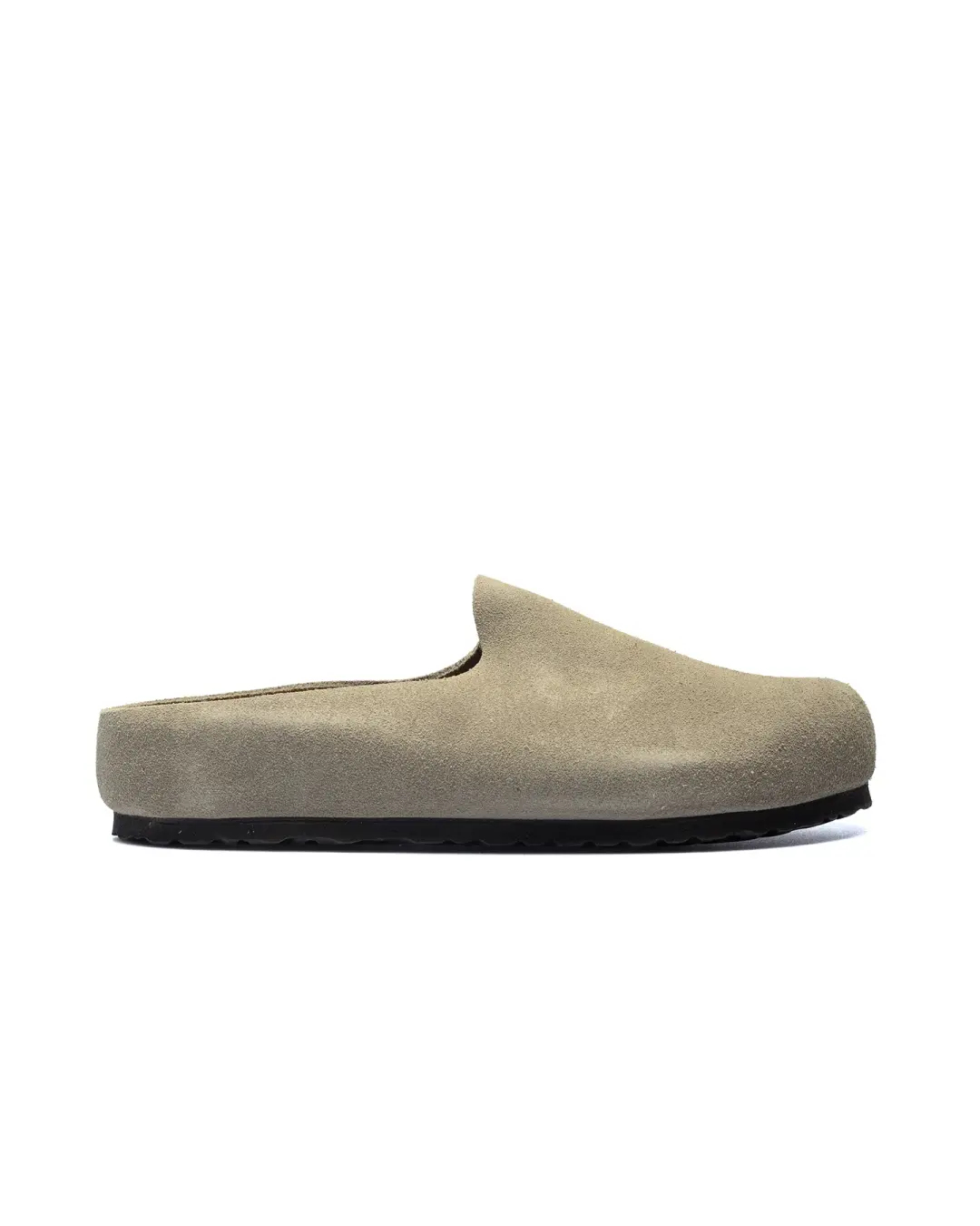 Birkenstock Amsterdam Wrapped Suede Taupe